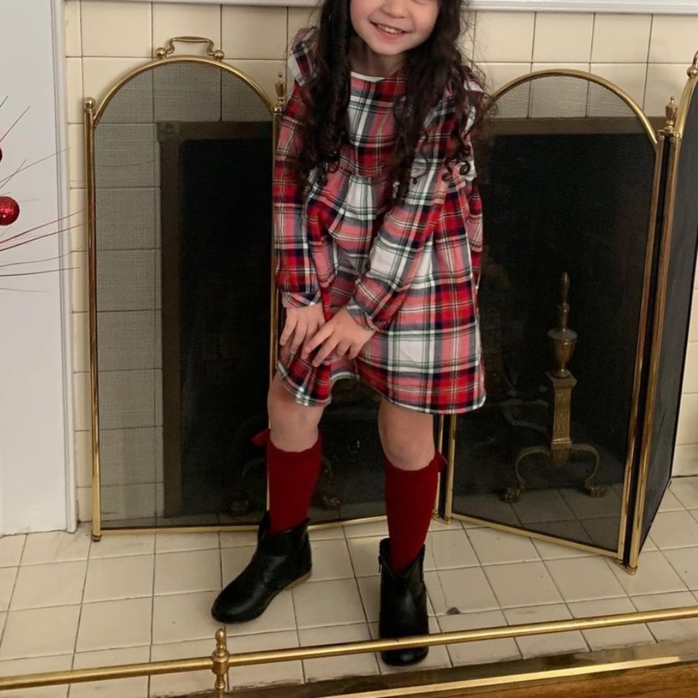 Cat and Jack Gorgeous like new Christmas plaid dress - Picture 2 of 8